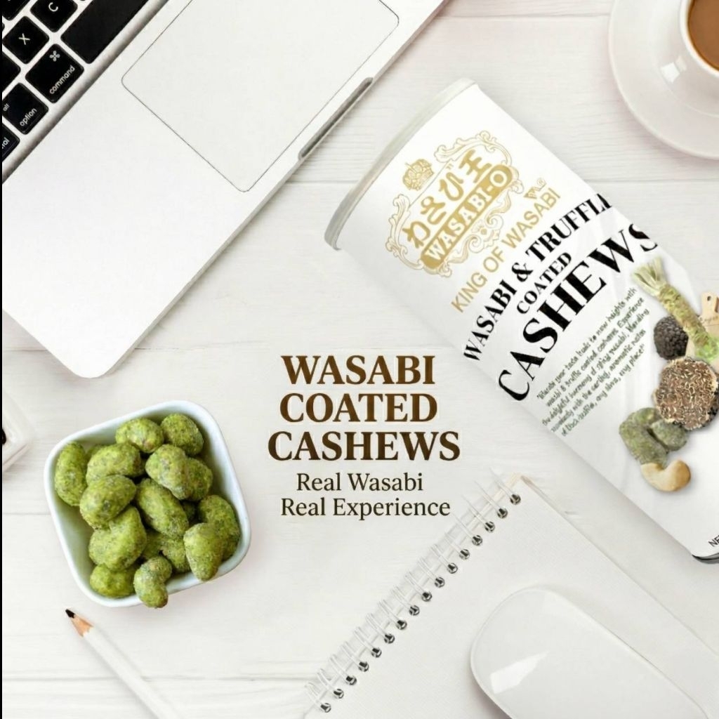 เมล็ดมะม่วงหิมมะพานต์เคลือบ Wasabi & Truffle