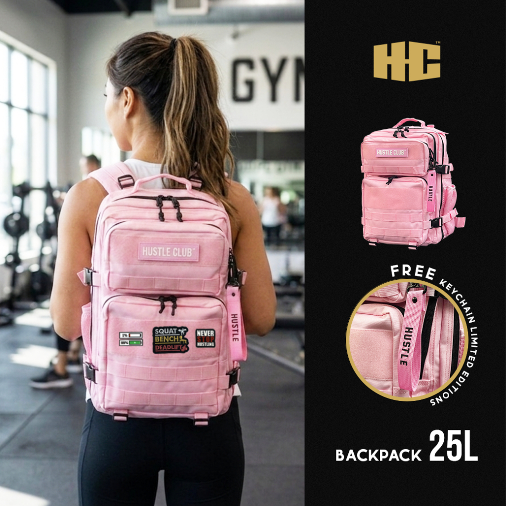 HUSTLECLUB BACKPACK - HTCBP25 PK Free tag name
