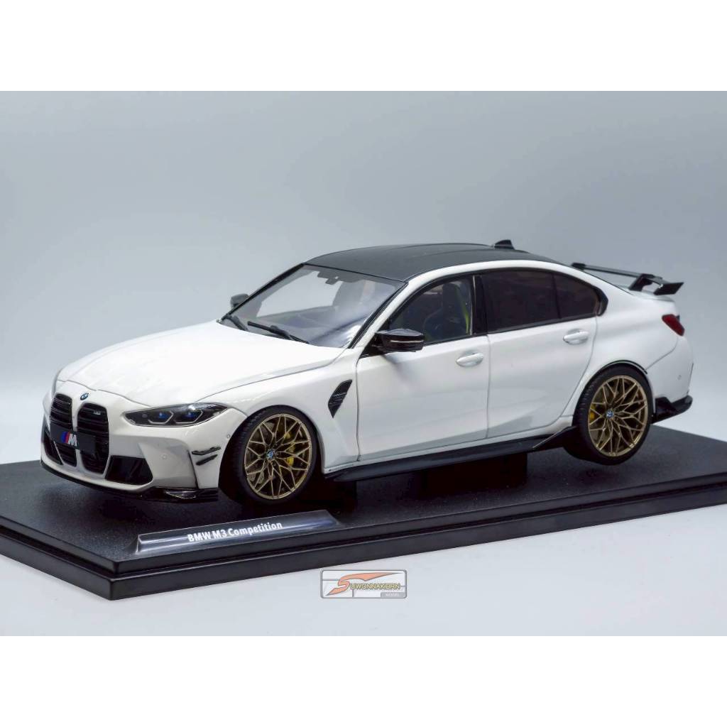 SOLIDO 1/18 BMW M3 W/Poerformance Parts Alpin White