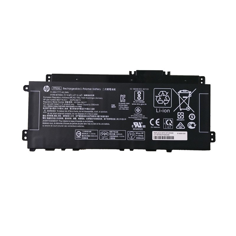 HP Pavilion x360 13-BB 13-BB0000 14-DV 14-DW 14-DW000 14M-DW 14-DK 15-EH Series PP03XL L83388-421 M0