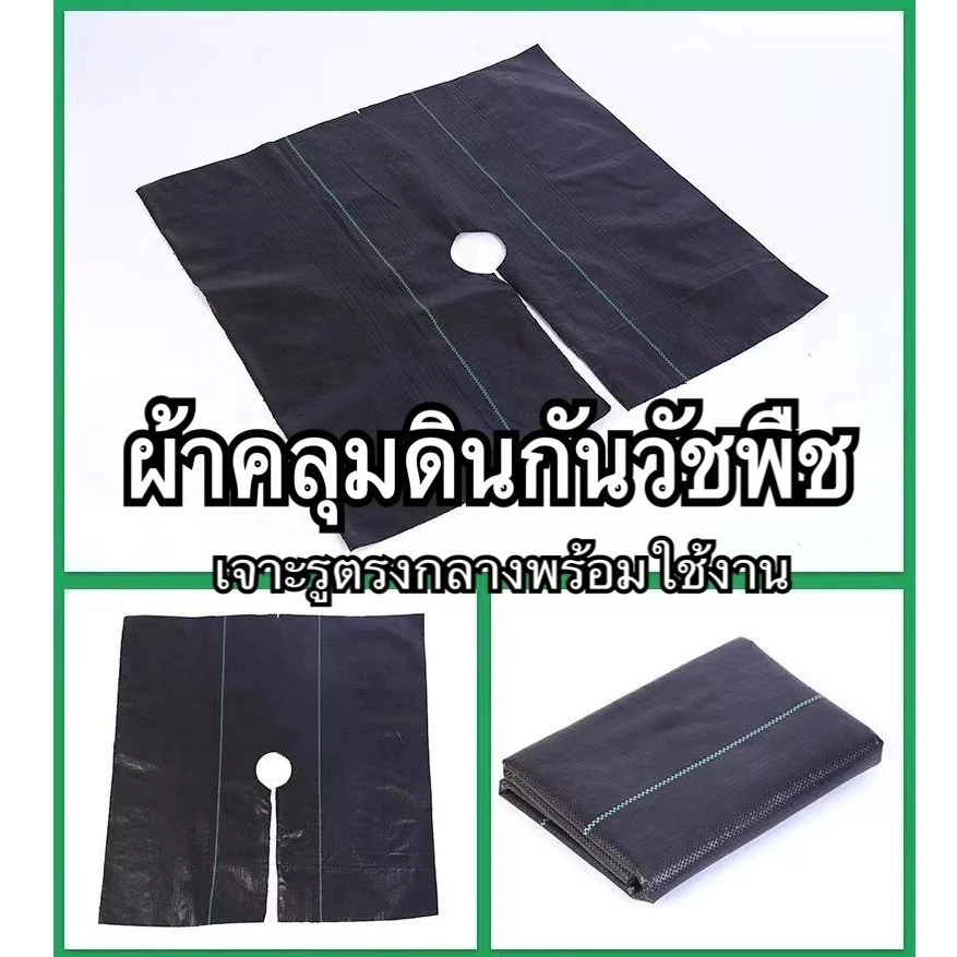 [พิเศษสำหรับไม้ผล] ผ้าป้องกันวัชพืชเจาะรู ผ้าป้องกันวัชพืช พลาสติกคลุมดิน ผ้าคลุมหญ้า พลาสติกคลุมวัชพืช กําจัดวัชพืช