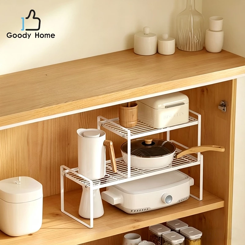 Goody Home ชั้นวางของอเนกประสงค์ 1 ชั้น สำหรับเก็บอุปกรณ์ในครัวต่างๆ