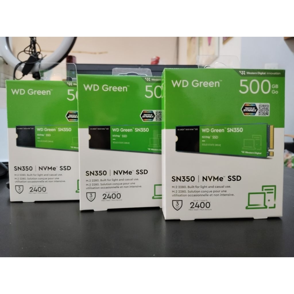SSD M.2 WD GREEN SN350 500GB ของใหม่ ประกัน 3 ปี
