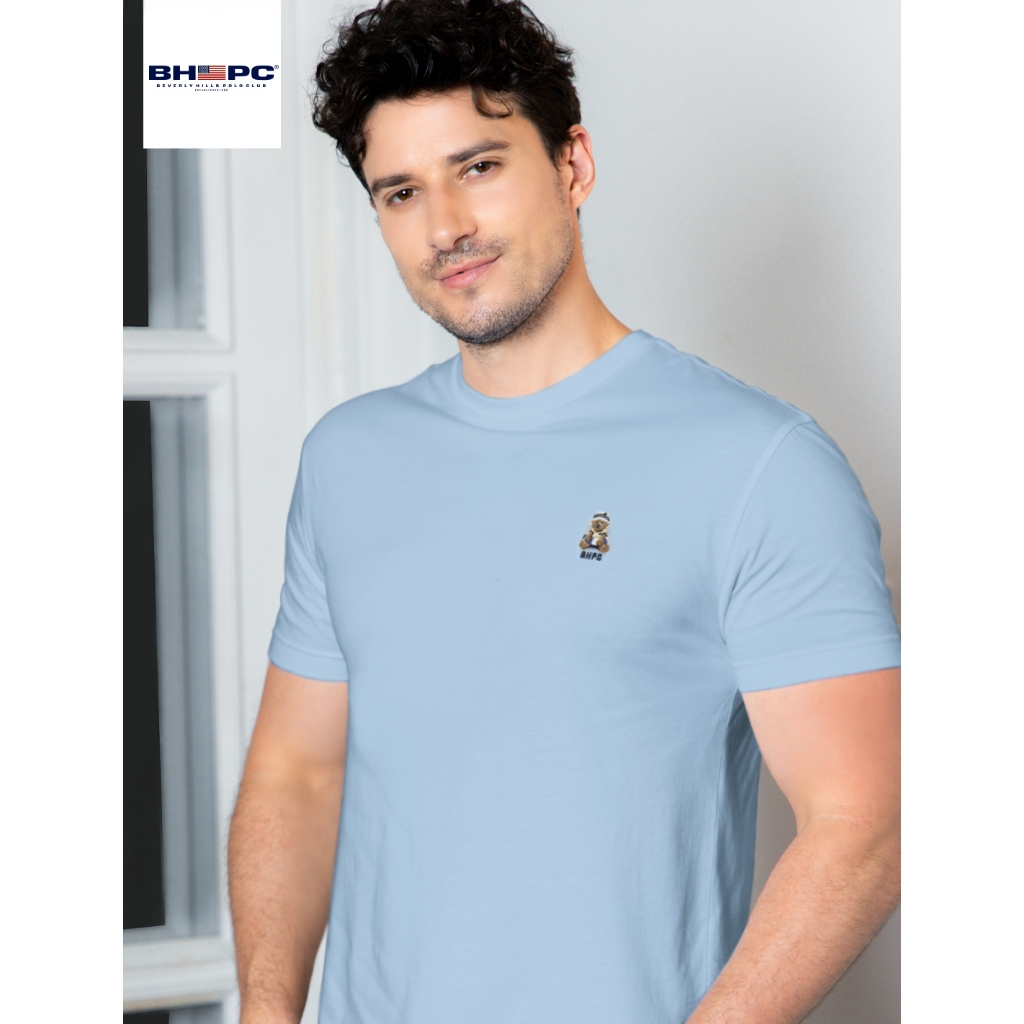 BEVERLY HILLS POLO CLUB  เสื้อยืดคอกลมแขนสั้น รุ่น BNSR512 (โลโก้ปัก)
