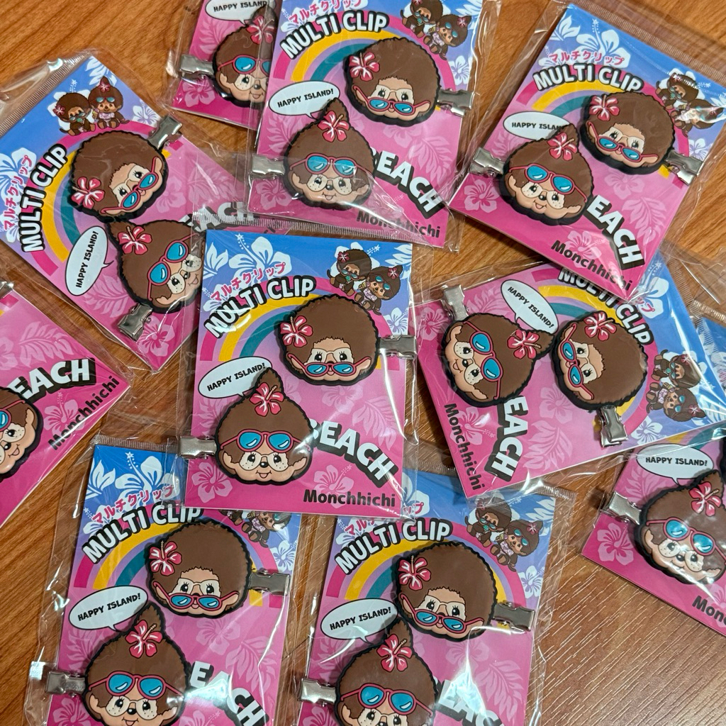 [พร้อมส่งในไทย🇹🇭] รวมกิ๊บ Monchhichi ของแท้จากญี่ปุ่น🇯🇵💯