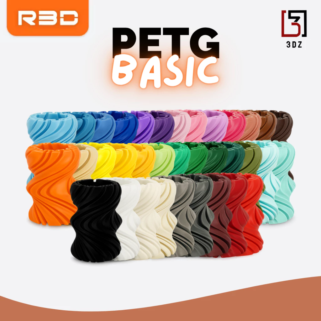 R3D PETG Filament(Basic) เส้นพลาสติก ขนาด 1.75มม.