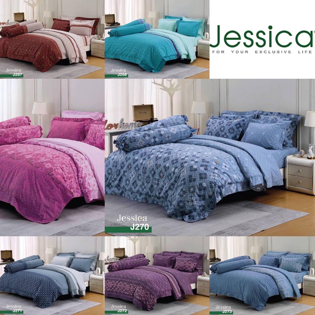ผ้าปูที่นอน เจสสิก้า/Jessica พิมพ์ลาย ของแท้ 100% [2025/2] -J267 J268 J269 J270 J271 J272 J273-
