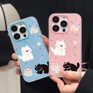 2in1 แมว เคส For VIVO V40 Pro Y02A Y02T Y27S Y36 Y77T Y91C Y50 Y30 Y17S Y16 Y19S Y22 Y03 Y18 Y15S Y15A Y17 Y12 Y20 Y21