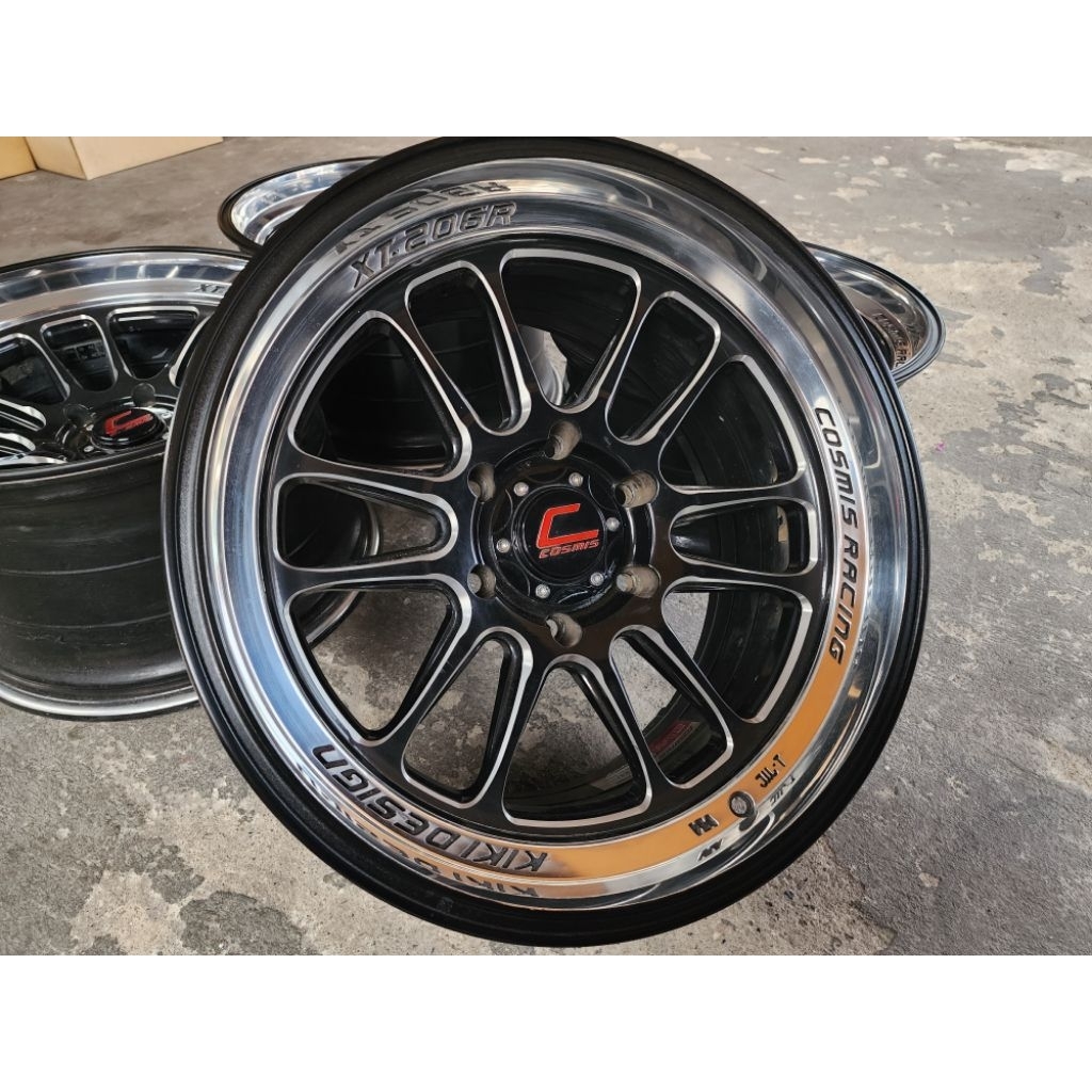 ราคาต่อชุด (4วง) ล้อ Cosmis XT206R ขอบ 18 กว้าง หน้า 9.5 หลัง 11สภาพสวยจัด เดิมๆโรงงาน เงาวิ้งๆ