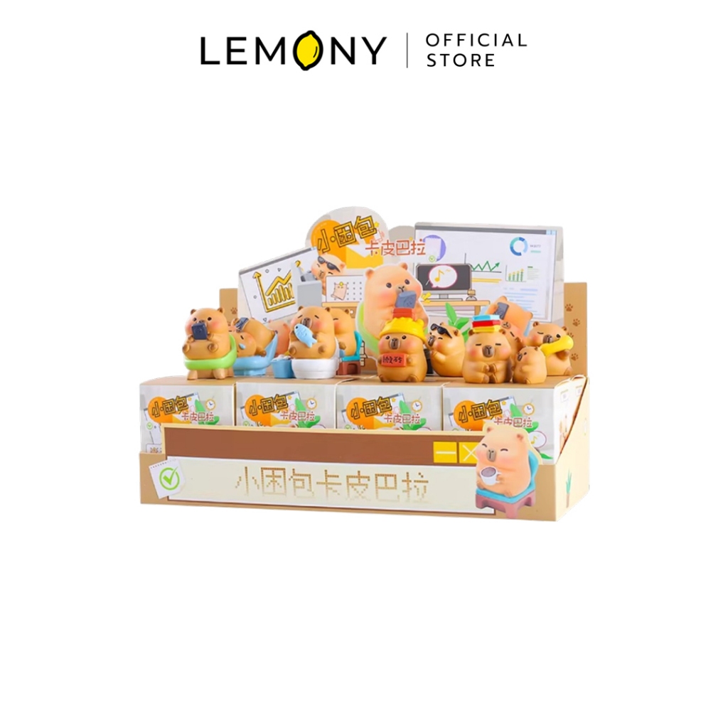 LEMONY กล่องจุ่มคาปิบาร่า ซีรีส์ The Secretland of capybara Capybara Collection