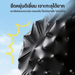 【ทนทาน50ปี】650 ไมครอน ผ้ายางปูบ่อปลา HDPE สีดำ2*2m 4*5m 4*6m 4*4m กัน UV ปูบ่อปลา สระน้ำ พลาสติกปูบ่อ ปูบ่อปลา
