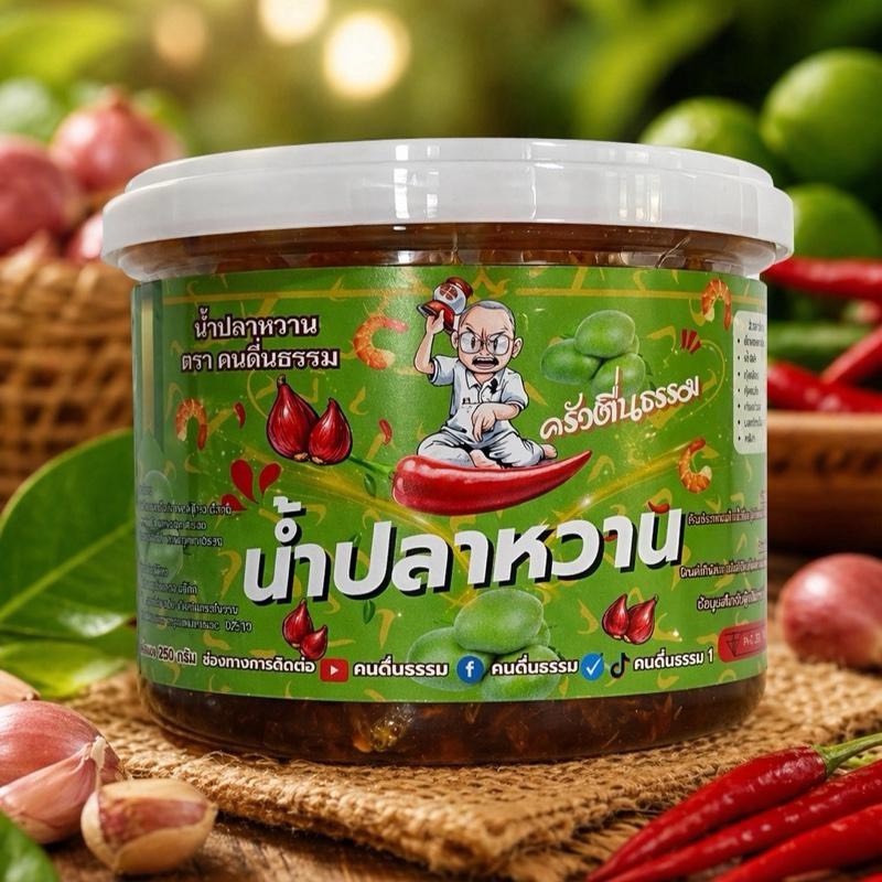 น้ำปลาหวาน บรรจุกระปุกละ 250 กรัม