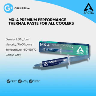 Arctic MX-4/MX-5/MX-6ซิลิโคนนำความร้อน CPU GPU ลดร้อนสูงสุด 20°C 4g/8g*แถมฟรี ไม้ปาด*Thermal Compound Paste for all