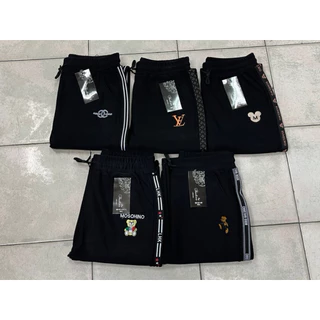 B9107-6XL ดำ กางเกงขายาวผ้ายืดเกาหลี เนื้อผ้านิ่มคนอวบใส่ได้ใส่สบายมาก B9107-6XL ดำ