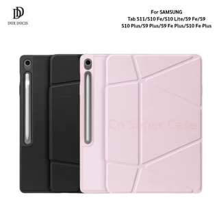 Dux Ducis เคส Samsung Tab S11/S10 Fe/S10 Fe Plus/S10 Lite/S9 Fe Plus/S9 Fe/S9 เคสกันกระแทก เปิด-ปิด 360° ขอบยาง TPU