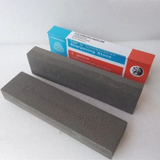 หินลับมีด Carborundum ตราคนป่า ขนาด 8x2x1 นิ้ว ใช้งานได้ 2 ด้าน