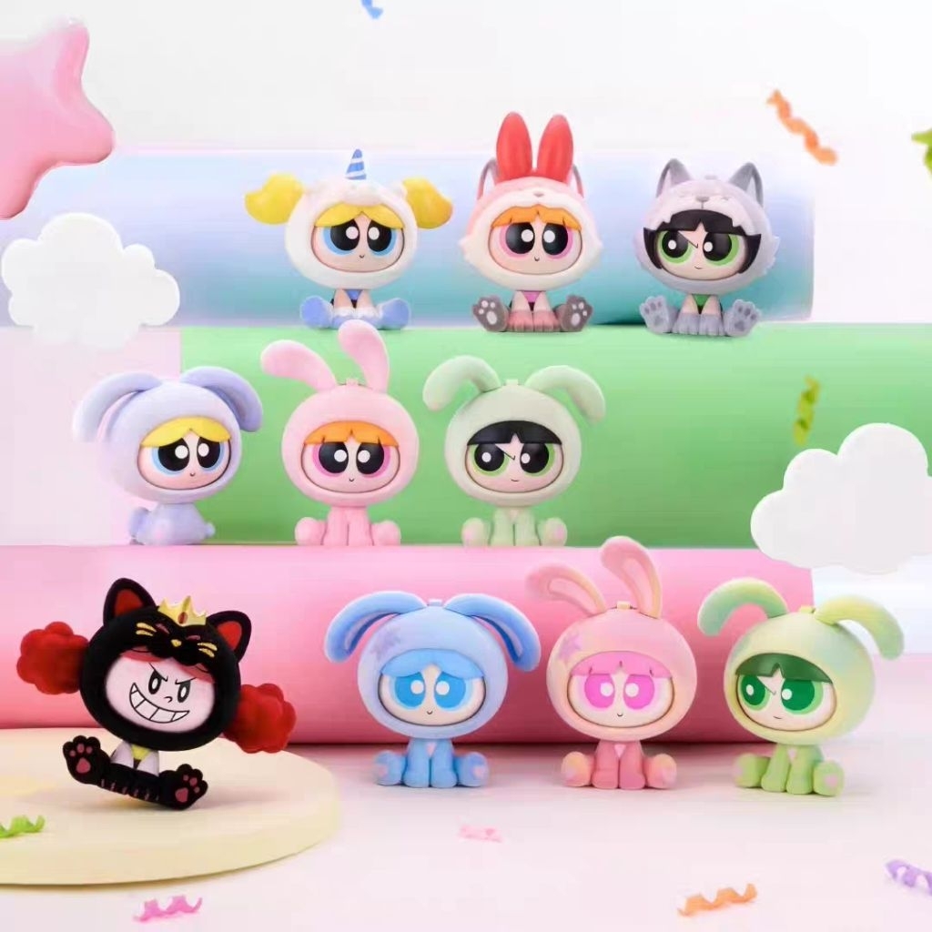 มีแบบระบุตัว ⭕พร้อมส่ง Powerpuff Girls Spin Claw Action พวงกุญแจห้อยกระเป๋า รูปที่ 2