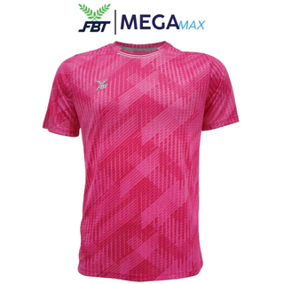 เสื้อกีฬาคอกลม FBT รุ่นใหม่ B2A223 B2A224 ตัดต่อคอยางยืด ผ้าไมโคร
