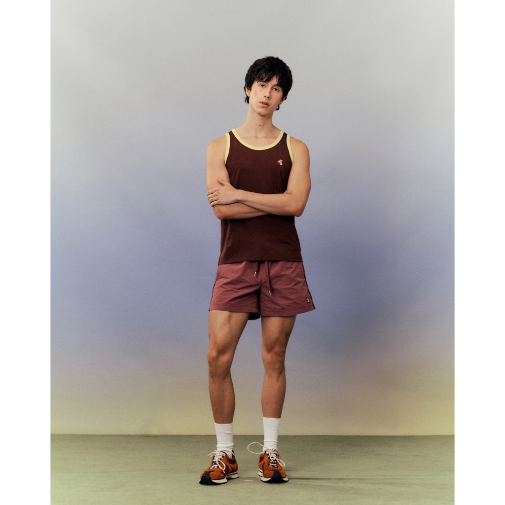 S26MD SMILEYHOUND NYLON SIDE STRIPE RELAXED SHORTS