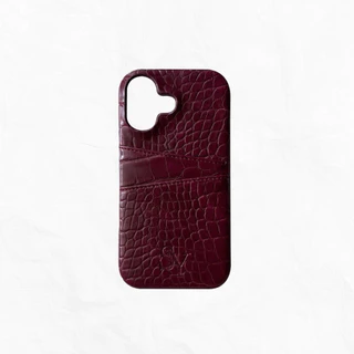 SAYA - Croc Cardholder Case (iPhone 17 & 16 series)