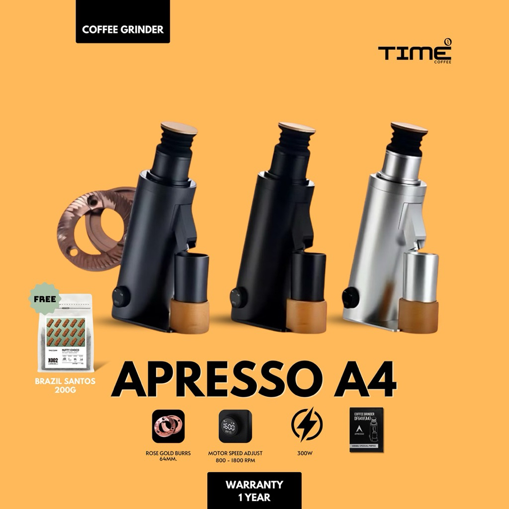 เครื่องบดกาแฟ l APRESSO A4 - SINGLE DOSE เฟืองบด 64 มม. (DF64V) ***เวอร์ชั่นล่าสุด***