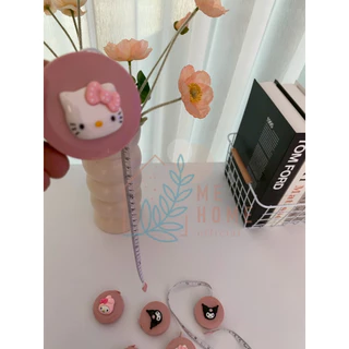 สายวัดสีชมพู แบบคละ สายวัดตัวแบบพกพา ลายการ์ตูนน่ารัก ตลับสายวัดเอว วัดสัดส่วน วัดเสื้อผ้า ขนาดมินิ
