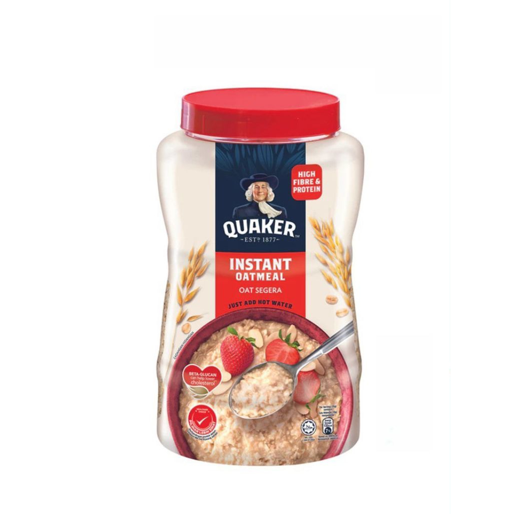 ข้าวโอ๊ต QUAKER 100% (1 kg.) จากธรรมชาติ อร่อยและดีต่อสุขภาพ