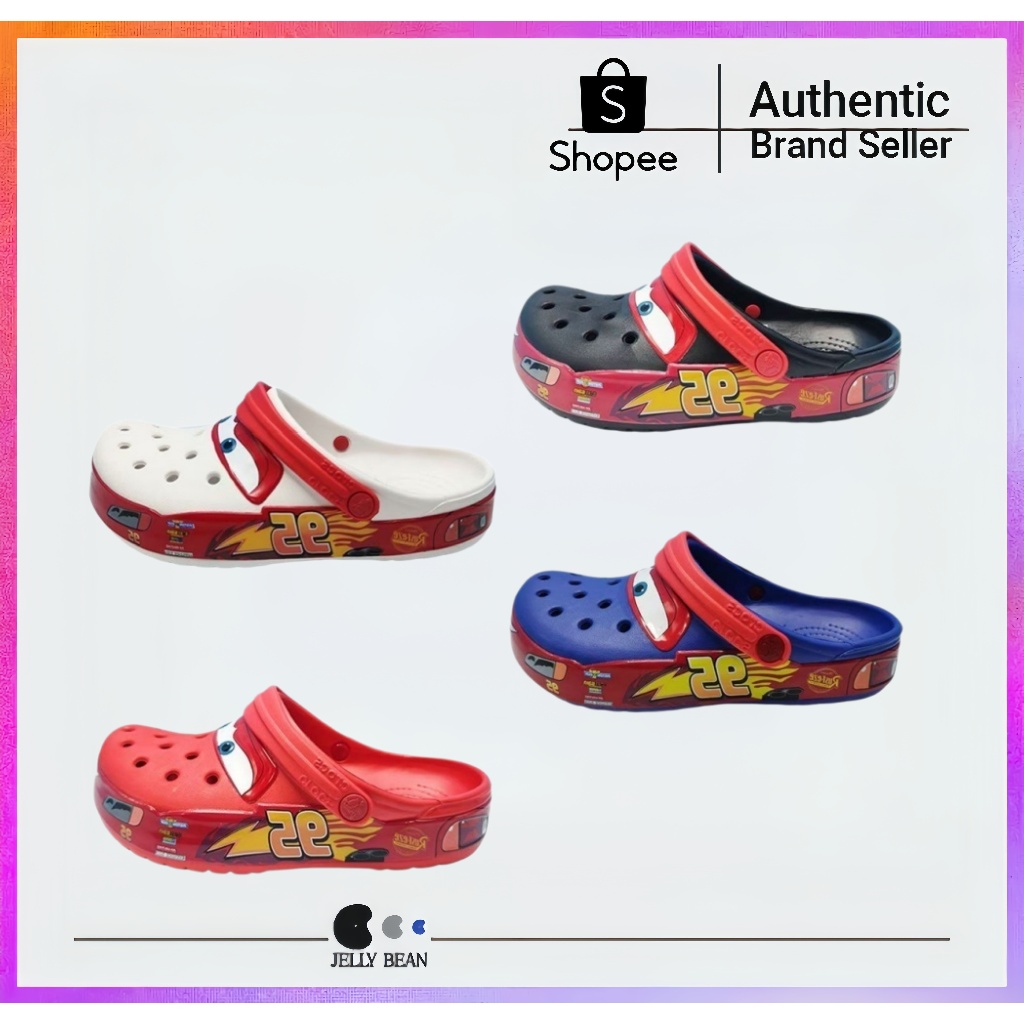【ของแท้100%】cars x crocs classic clog รองเท้าแตะ แฟชั่นกระแสนิยม