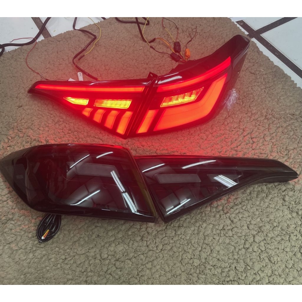 ไฟท้ายแต่ง Civic FE led bar ปี2021-2026 Taillamp Honda Civic FE