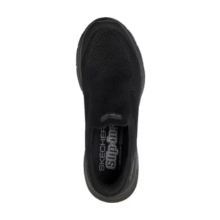 Skechers สเก็ตเชอร์ส รองเท้าผู้ชาย Men Extra Wide Fit Slip-Ins GOwalk 8 Pelayo Walking Shoes - 216784WW-BBK (latest)