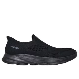 Skechers สเก็ตเชอร์ส รองเท้าผู้ชาย Men Extra Wide Fit Slip-Ins GOwalk 8 Pelayo Walking Shoes - 216784WW-BBK (latest)