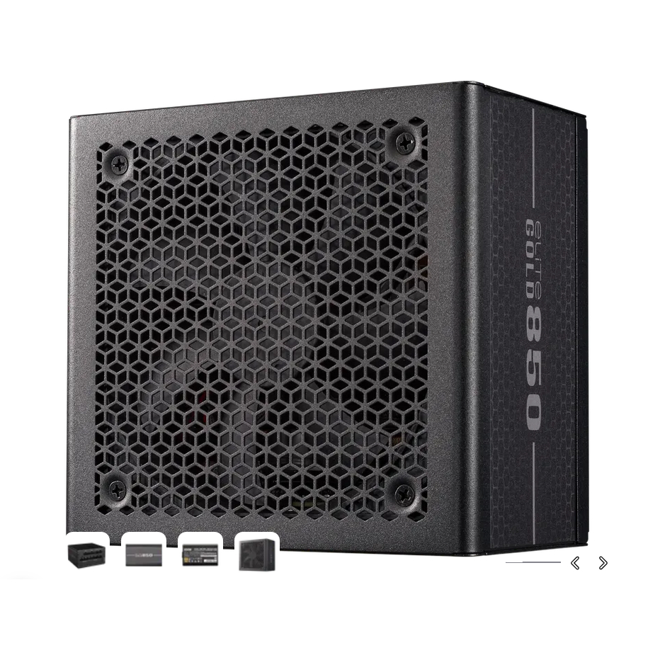 POWER SUPPLY (80+ GOLD) 850W COOLER MASTER ELITE GOLD 850 FM [มือสอง]