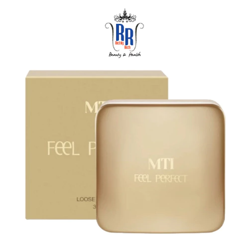 🔸แท้|ส่งไว🔸 MTI แป้งฝุ่นโปร่งแสง แป้งฝุ่นทอง Feel Perfect Loose Powder แป้งฝุ่น แป้ง เอ็มทีไอ ริชชี่ริชบิวตี้
