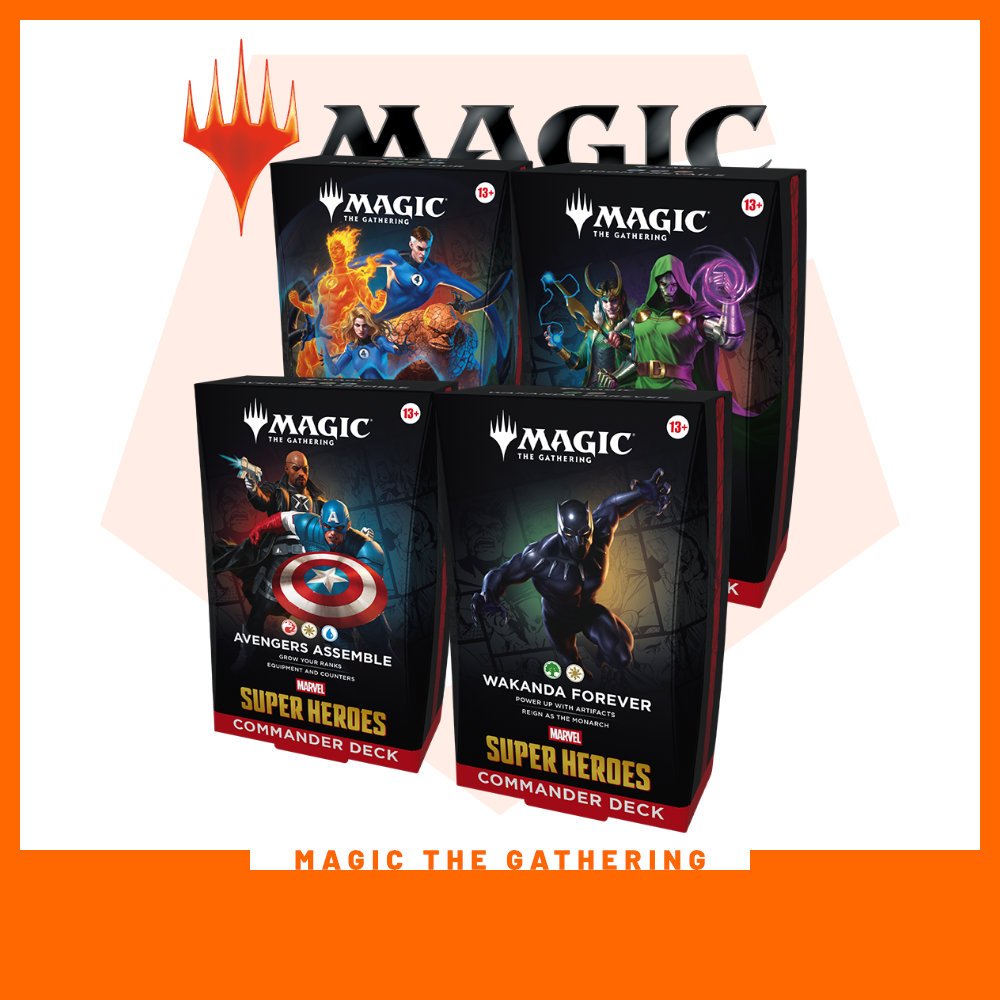 [FIZZY] Magic the Gathering (MTG): Marvel Super Heroes - Commander Decks