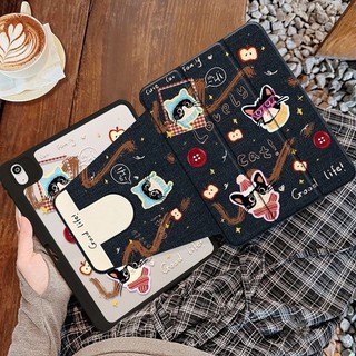 💥พร้อมส่ง💥เคสiPadหมุน 360° Gen12 Gen11 Air8 ที่ใส่ปากกา ลูกแมวคาวบอย เคส iPad Air6 Air7 Gen10 Gen9/8