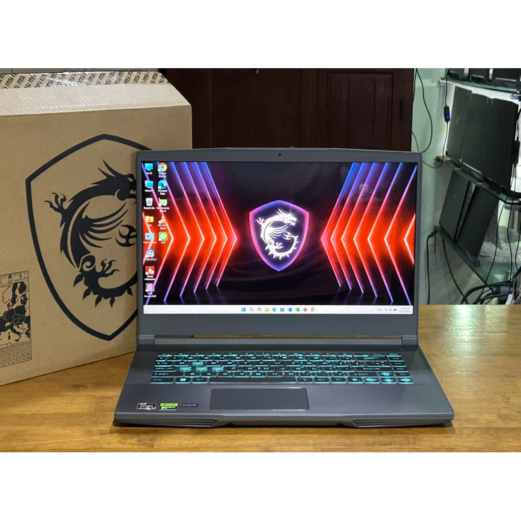 MSI Thin A15 B7UC-450TH Gaming RTX3050 Ram16GB