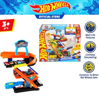 Hot Wheels City Transforming Stunt Garage โรงรถผาดโผนฮอตวีลส์ รุ่นแปลงร่าง JHL94 VN
