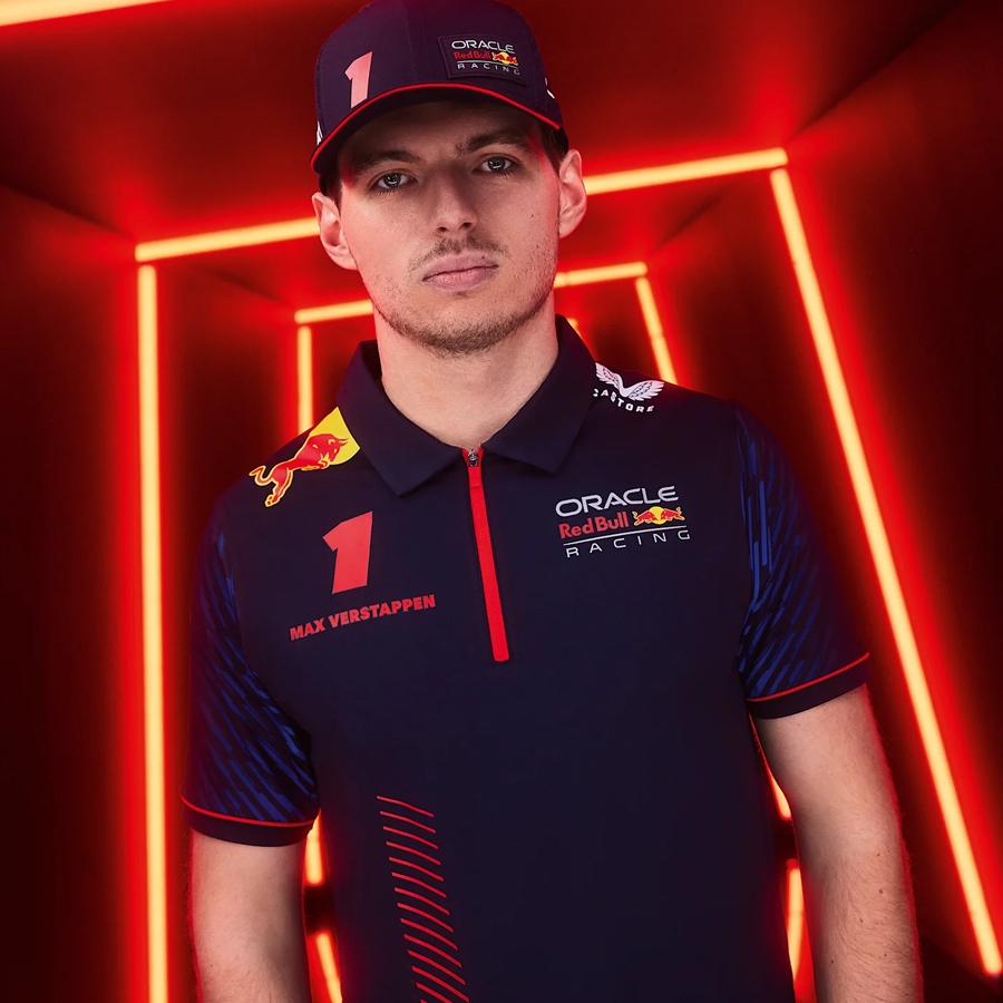 (สินค้าพร้อมส่งในไทย) (แท้100%การันตี) CASTORE REDBULL ORACLE RACING  2023 MAX VERSTAPPEN Polo Shirt