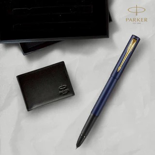 สลักชื่อฟรี Parker Vector XL Premium Rollerball Pen Gold Trims Collection ปากก โรลเลอร์บอลเว็คเตอร์ เอ็กซ์แอล คลิปทอง