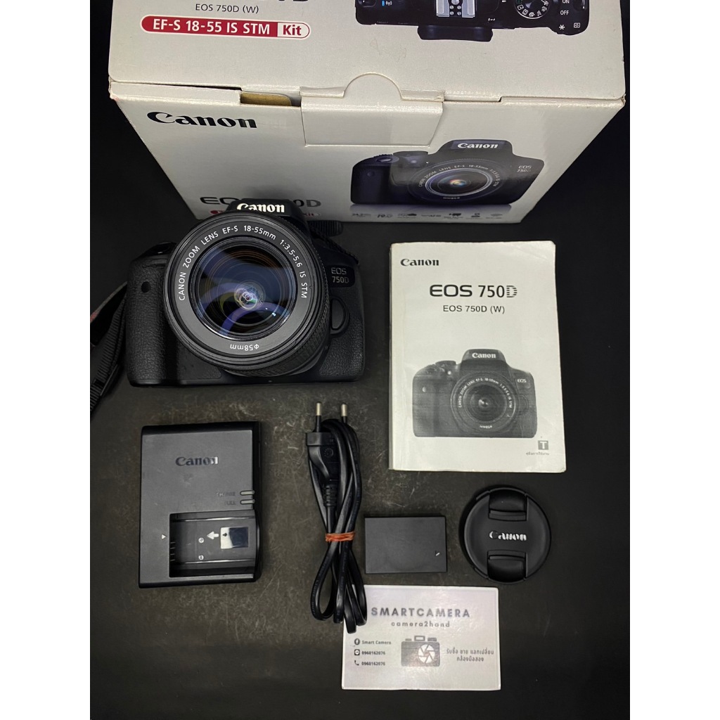 กล้อง CANON 750D พร้อมเลนส์