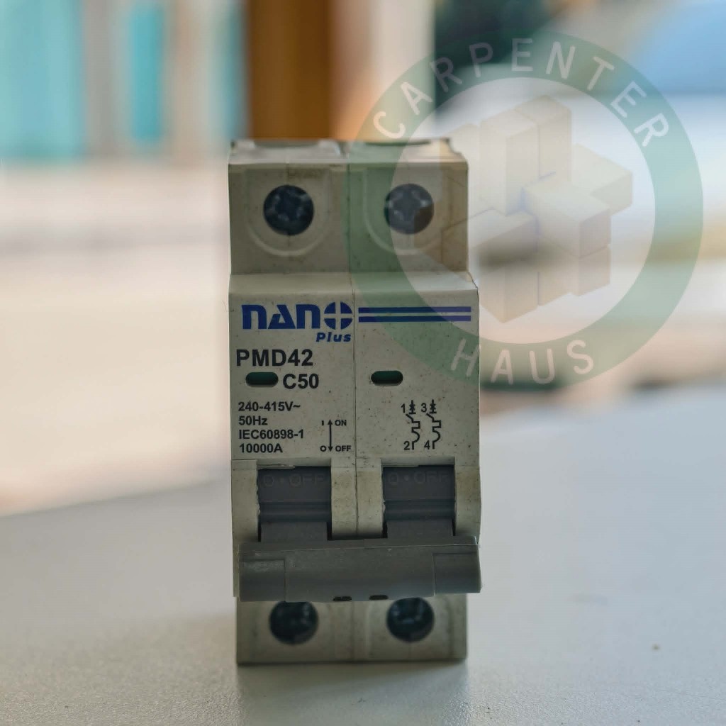 AC breaker 2P 50A Nano