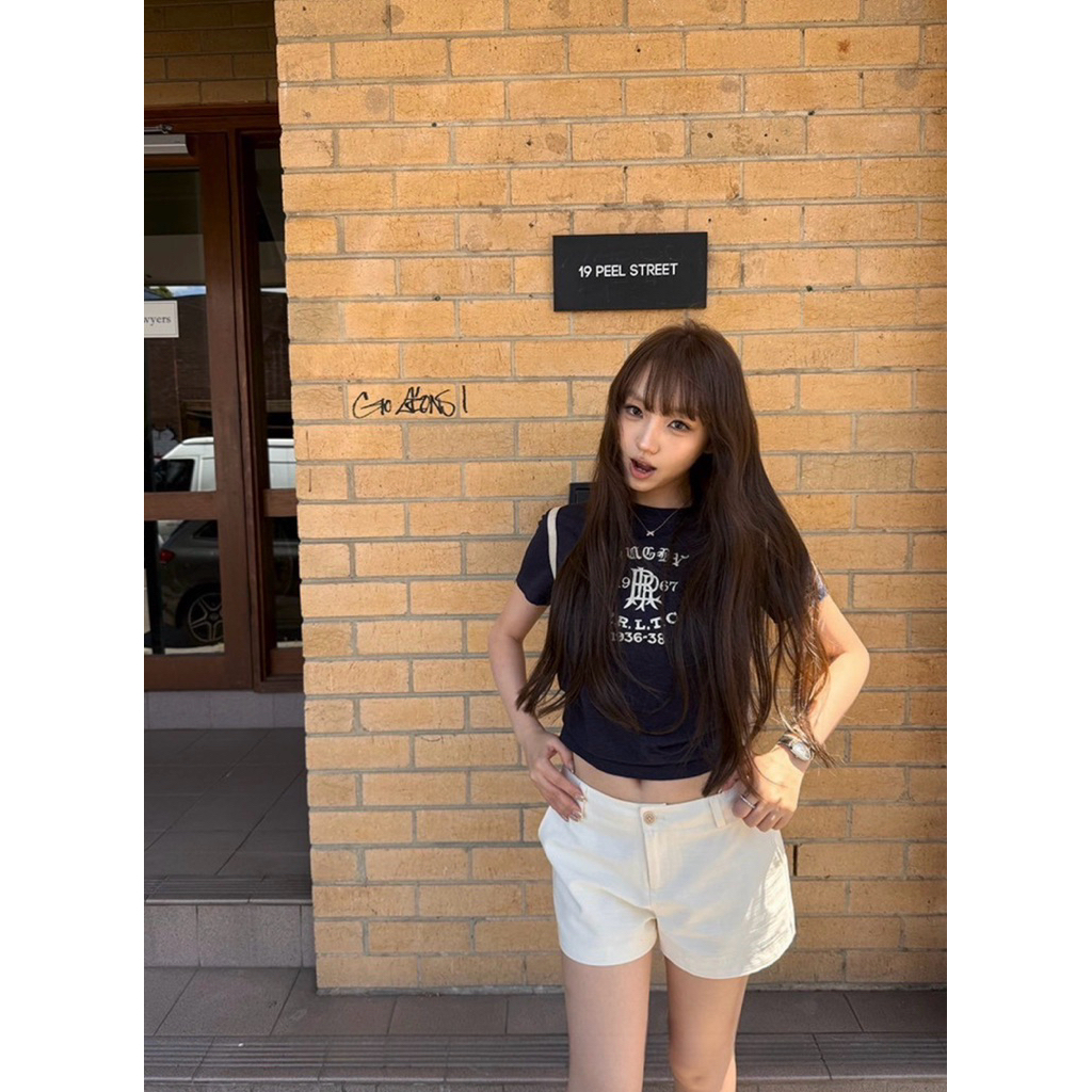 9381# เสื้อคอกลมแขนสั้นสกรีนลายช่วงอก เนื้อผ้าดี งานสวย  TAG:WG.WE ราคา ถูกที่สุด ดีลบีเคเค แกลเลอรีภาพที่ 8