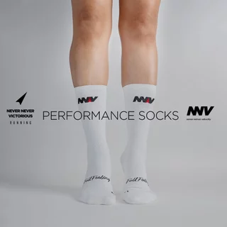 NNV Running Socks ถุงเท้าไร้ตะเข็บ ข้อยาว กระชับฝ่าเท้าไม่ดิ้น หนานุ่มฝ่าเท้าพอดี
