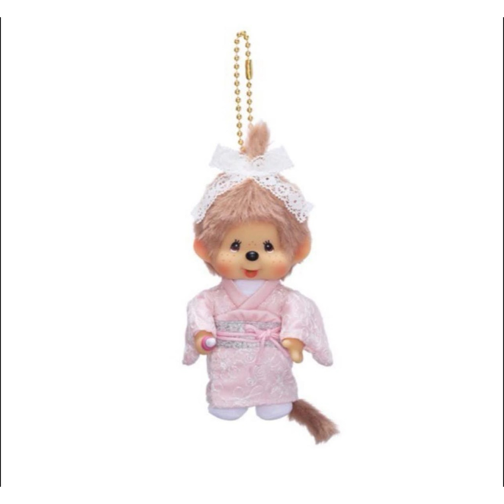 พร้อมส่ง📌 ✨พวงกุญแจตุ๊กตา Monchhichi Kimono