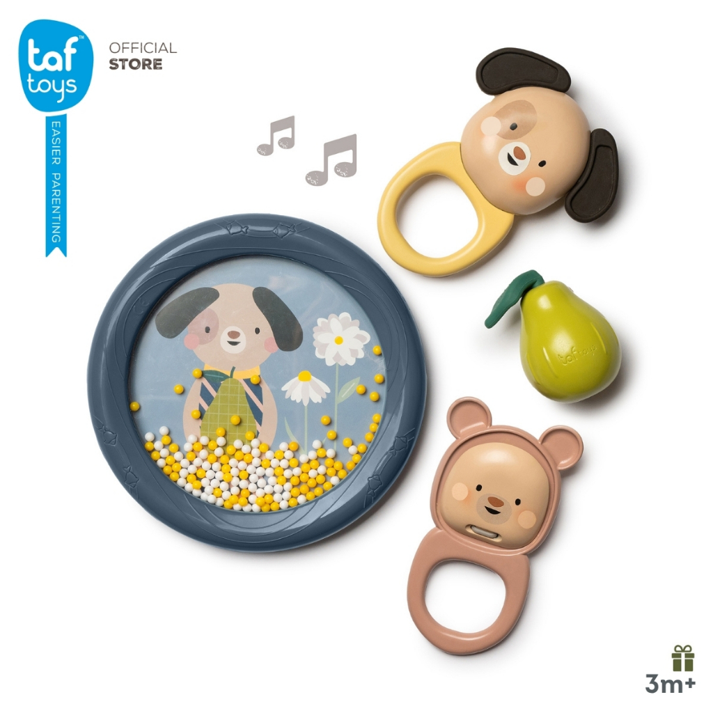 Taf Toys ชุดเครื่องดนตรี 4 ชิ้น Musical Discovery Kit ของเล่นดนตรี 3 เดือน ขึ้นไป