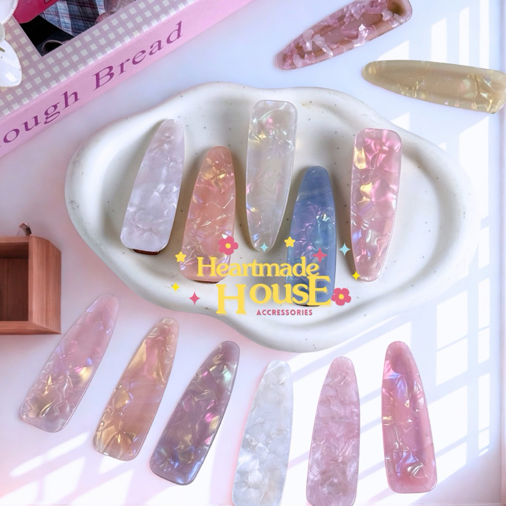 กิ๊บติดผมหินอ่อน 🎀 สไตล์เกาหลี (พร้อมส่งจากไทย🇹🇭) #มีส่งด่วน ราคาเบาๆ C (1ชิ้น #1PC)