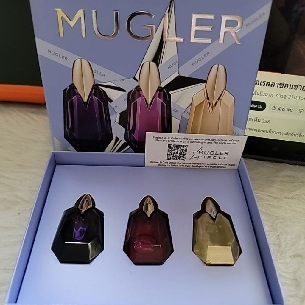 Mugler mini perfume แต้ม