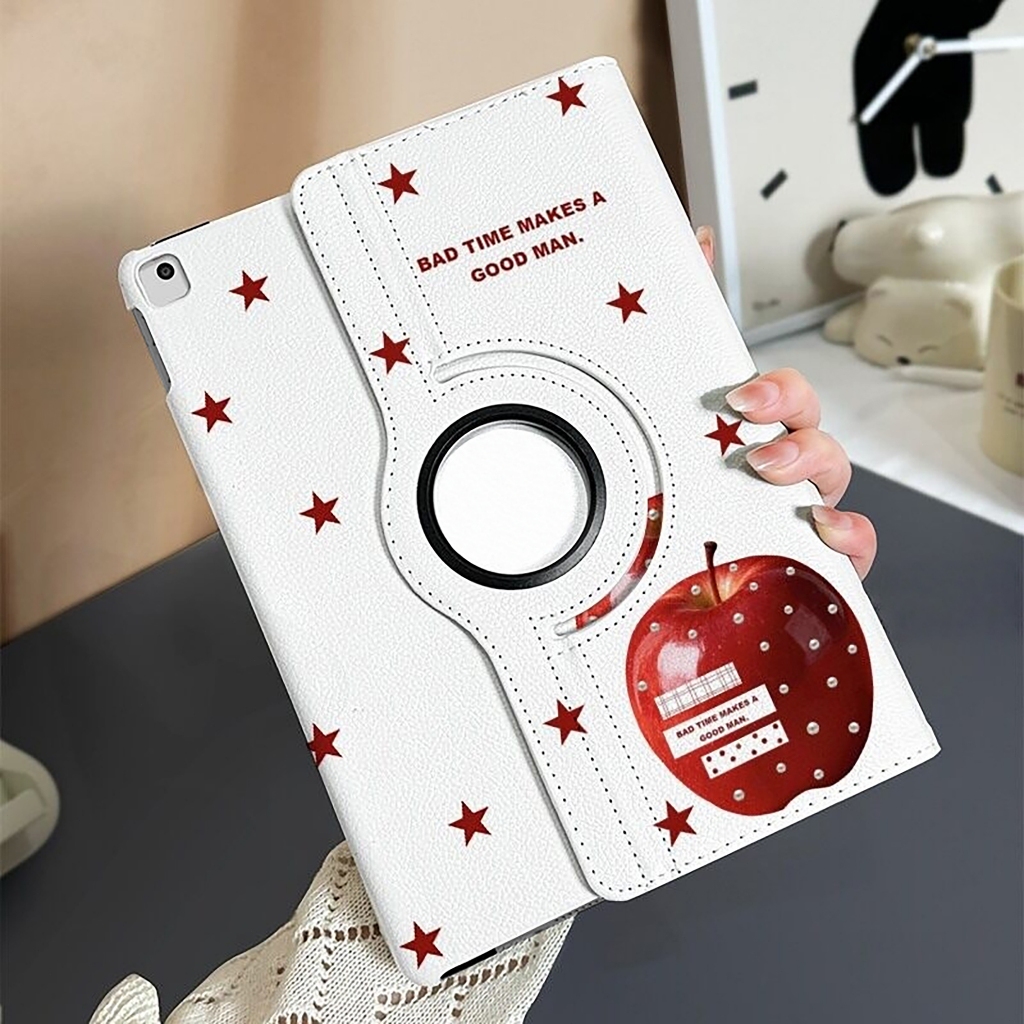 24 ชั่วโมง case iPad Air7 Air8 11/13 Gen12 สตาร์แอปเปิ้ล เคสiPadหมุน 360° Gen11 Gen10 Air6 Pro11/13