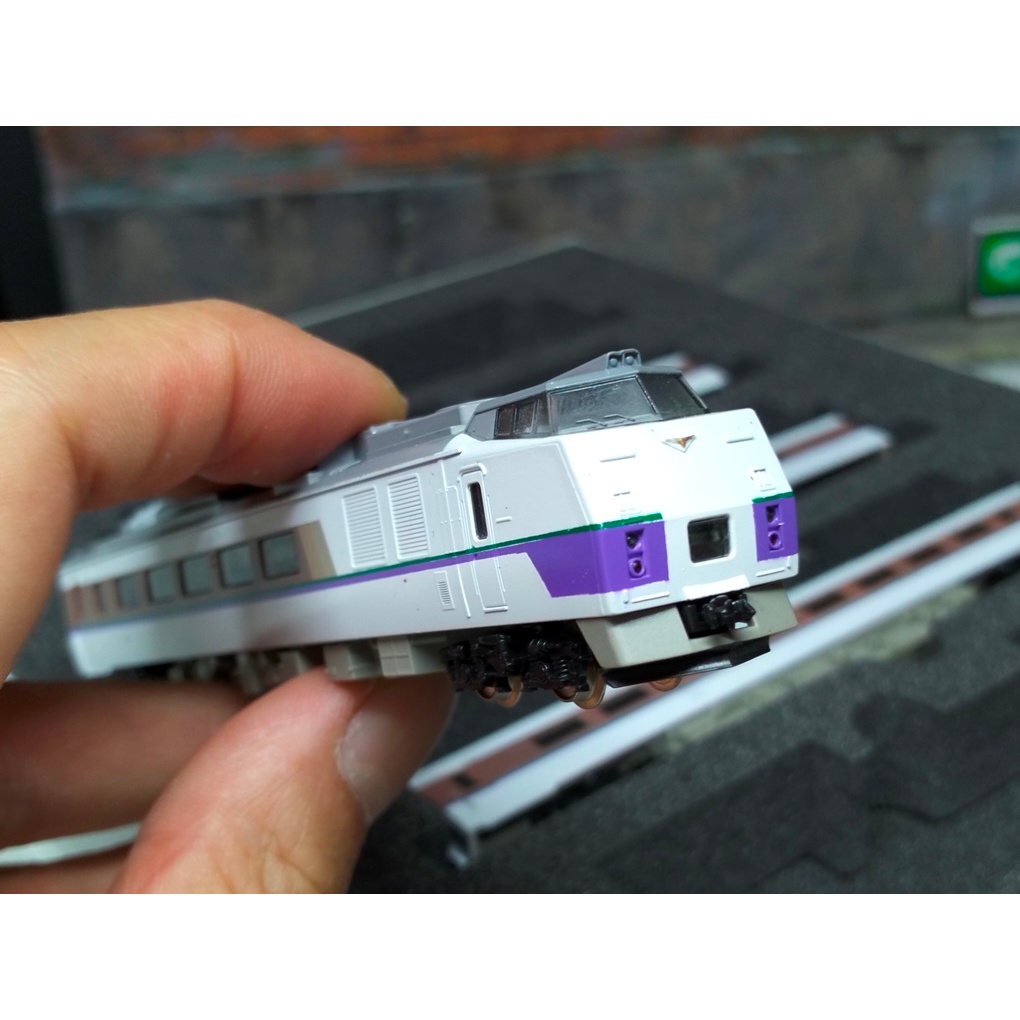 โมเดลรถไฟไทย รฟท Tomix JR Series Kiha183 ใน 1 ขบวน เซ็ท มี 4 คัน * มือสอง * Tomix N gauge N Scale รา