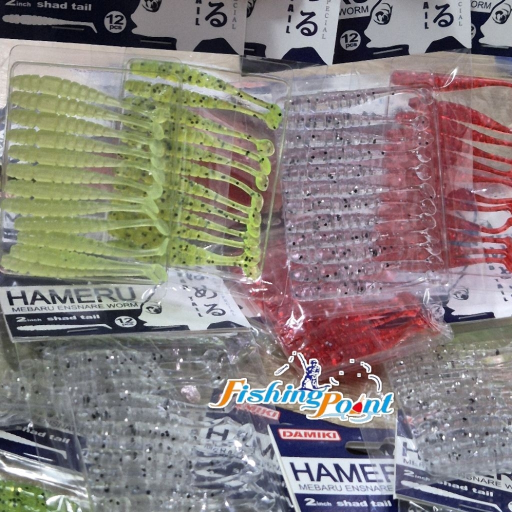 เหยื่อยางอาจิ DAMIKI HAMERU SHAD TAIL 2 นิ้ว